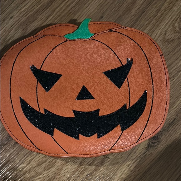 Sleepyville Critters jack o lantern pumpkin purse - Picture 1 of 4